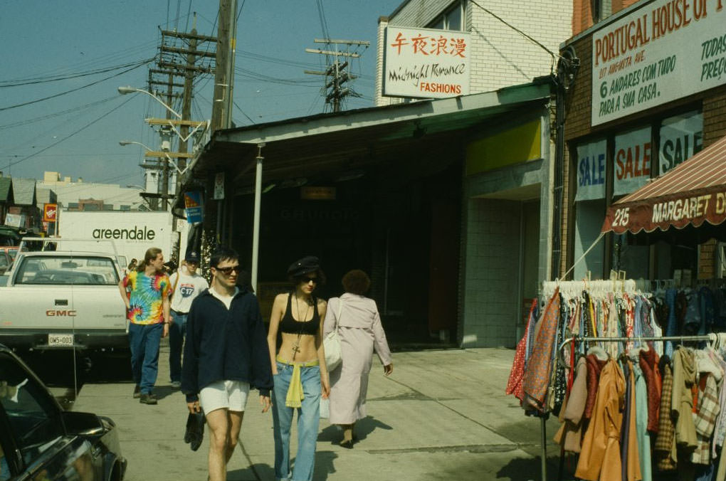 #68 217 Augusta Ave., looking north, 1980s
