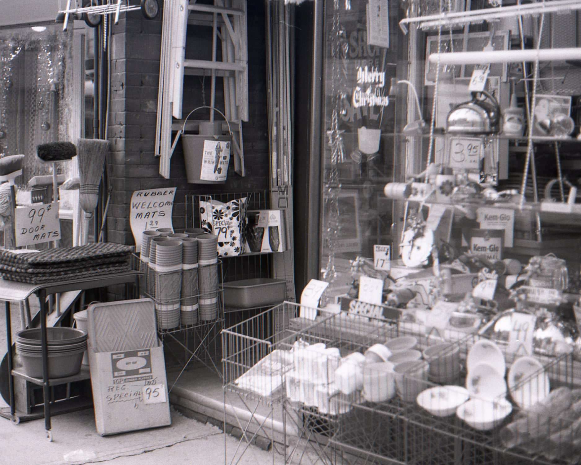 #5 Store front on Queen Street West near Jameson in about 1972.