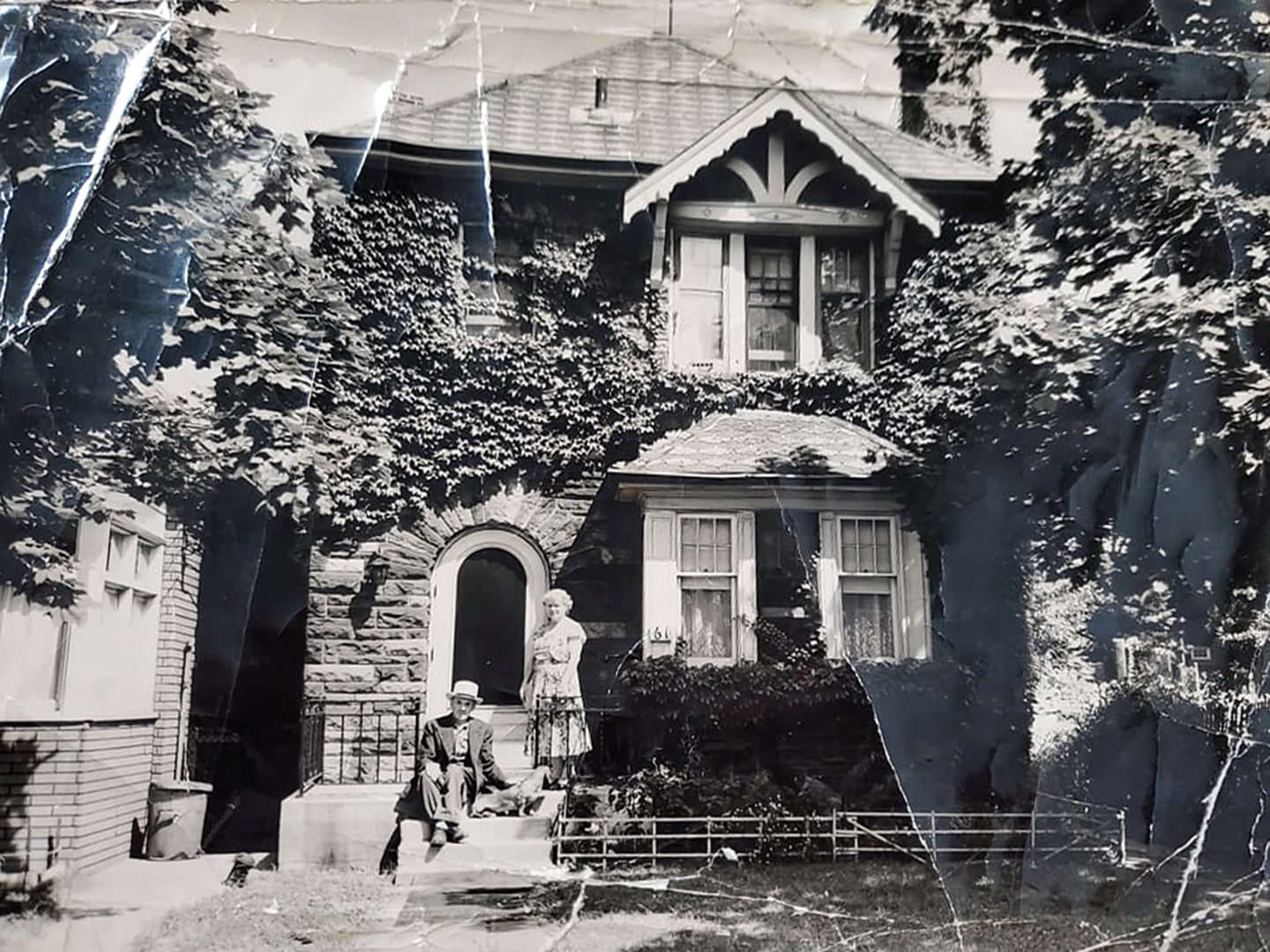 #90 67 Parkwood; no longer there, 1950s