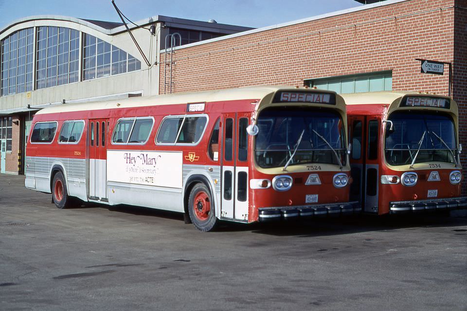 #25 TTC Birchmount garage, 1972