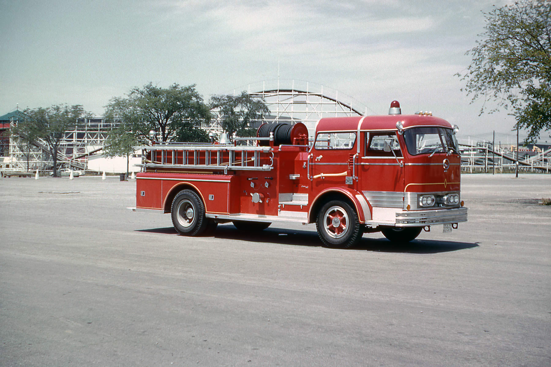 #133 Mack fire truck No. 13 at the CNE, 1962.