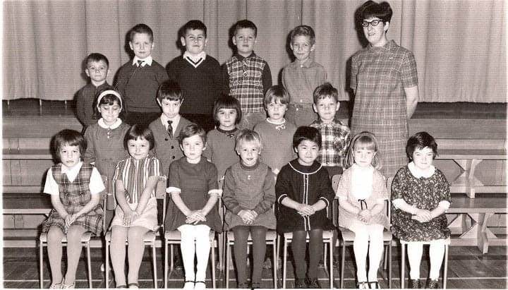 #141 Grade 1 class. Humbercrest Jr/Sr public school. Close to Jane St. and St. Marks. 1969