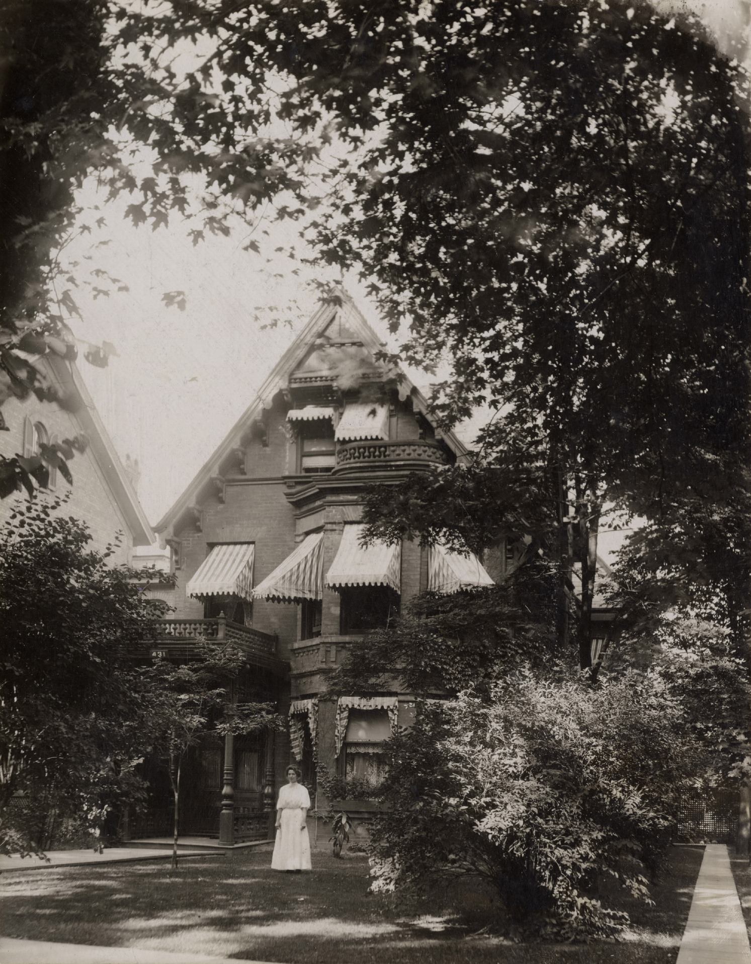 #65 Alexander Gemmel house, Jarvis St., east side, between Carlton & Wellesley Sts. E., Toronto, 1900.