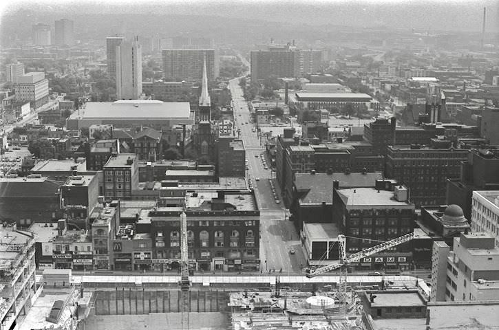 #115 The Eaton Centre Under Construction, 1975