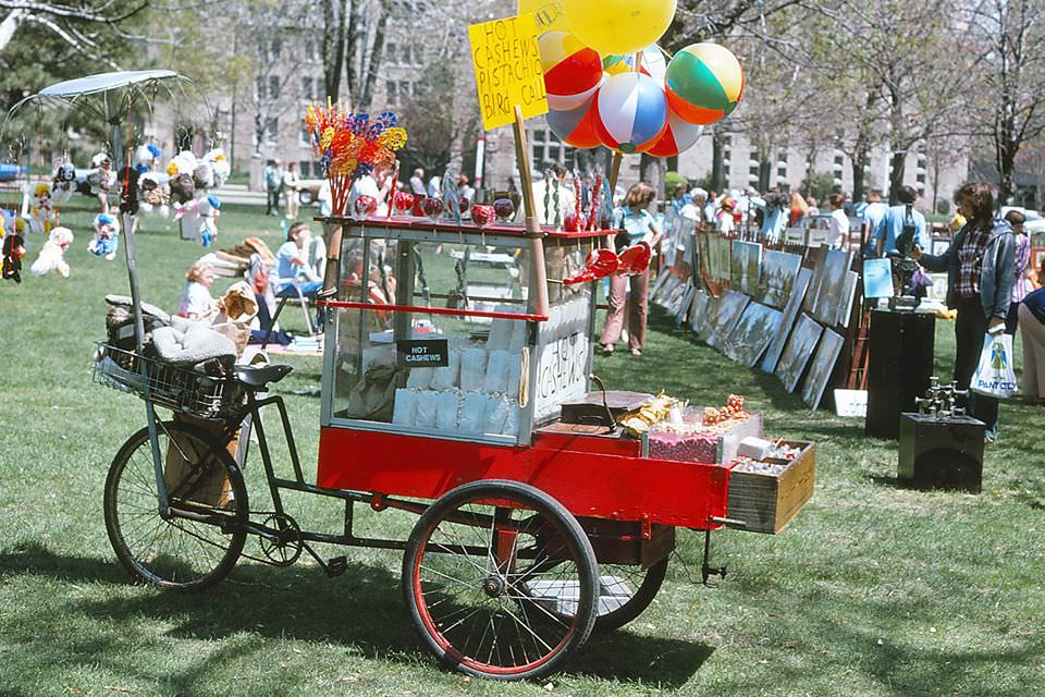 #120 Popcorn Vendor’s Cart, 1977