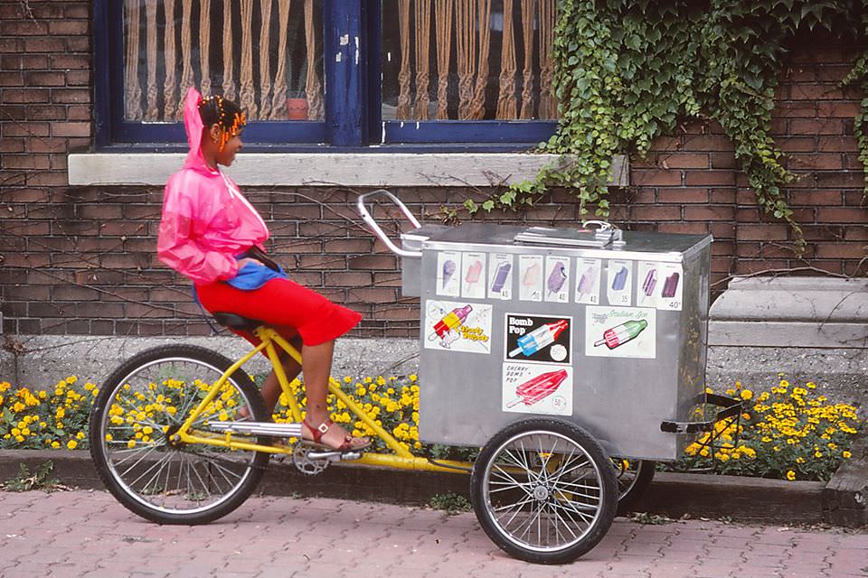 #121 Toronto Ice cream vendor, 1977
