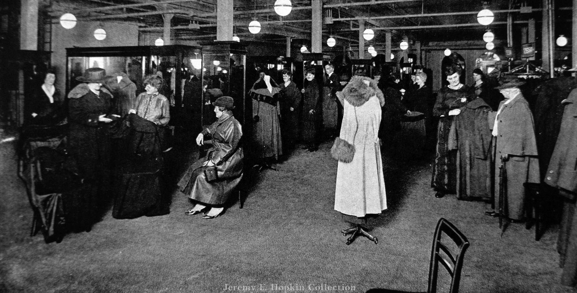 #72 Women’s Coat Department, Eaton’s Toronto, 1900s