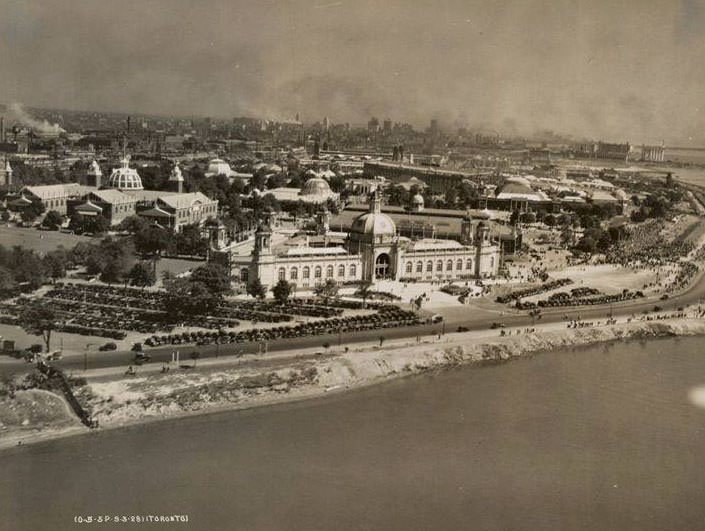 #111 Aerial View of Toronto take during Industrial Exposition. 5 Sept, 1928