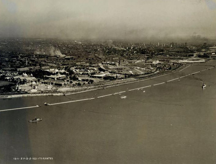 #113 Aerial View of Toronto take during Industrial Exposition. 5 Sept, 1928