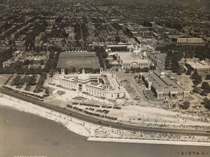 #114 Aerial View of Toronto take during Industrial Exposition. 5 Sept, 1928