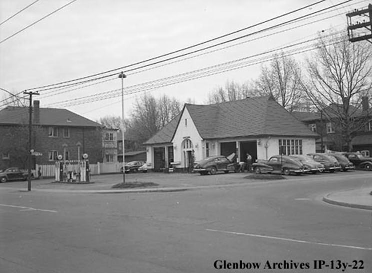 #114 Imperial Oil Esso service station, operated by A. Sullivan; located at Jane Street and Humber view Road, 1950