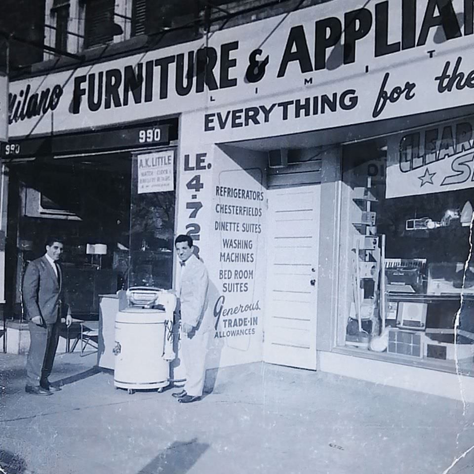 #128 Home furnishing store at.St. Clair. Ave, 1959