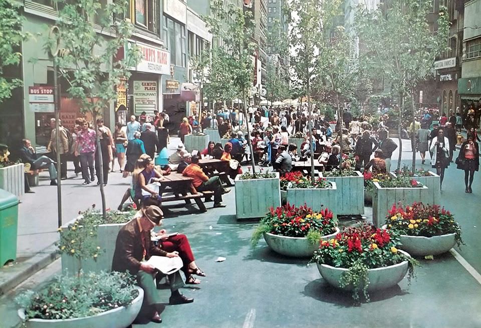 #4 Does anyone remember turning Yonge Street into a pedestrian mall in the summer in the 1970s