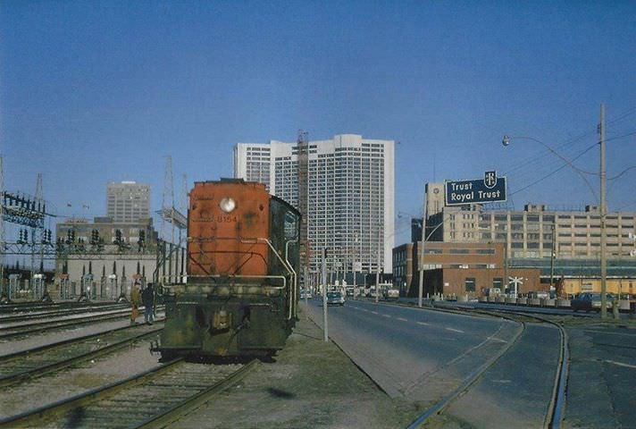 #158 Queens Quay just west of York Street looking east, 1970s