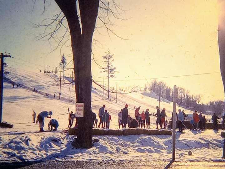 #62 Don Valley ski hill was on Lawrence Avenue at the Don Valley Parkway, 1962