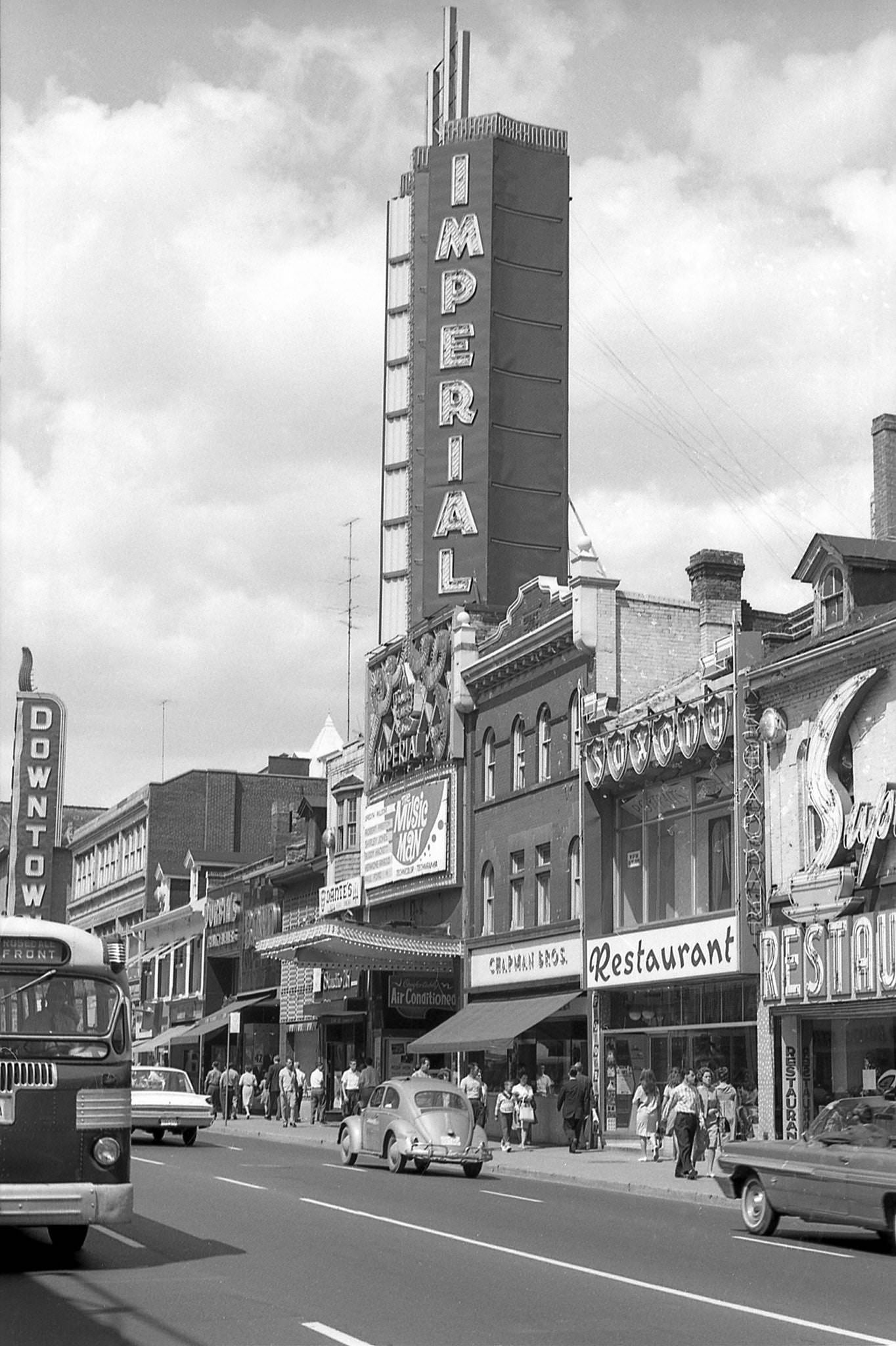 #84 A nice look at the Imperial Theatre on Yonge St., 1962.