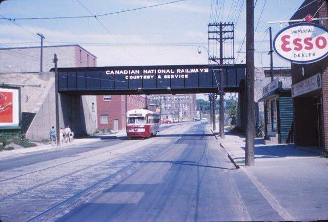#50 Rogers rd. streetcar, 1950s