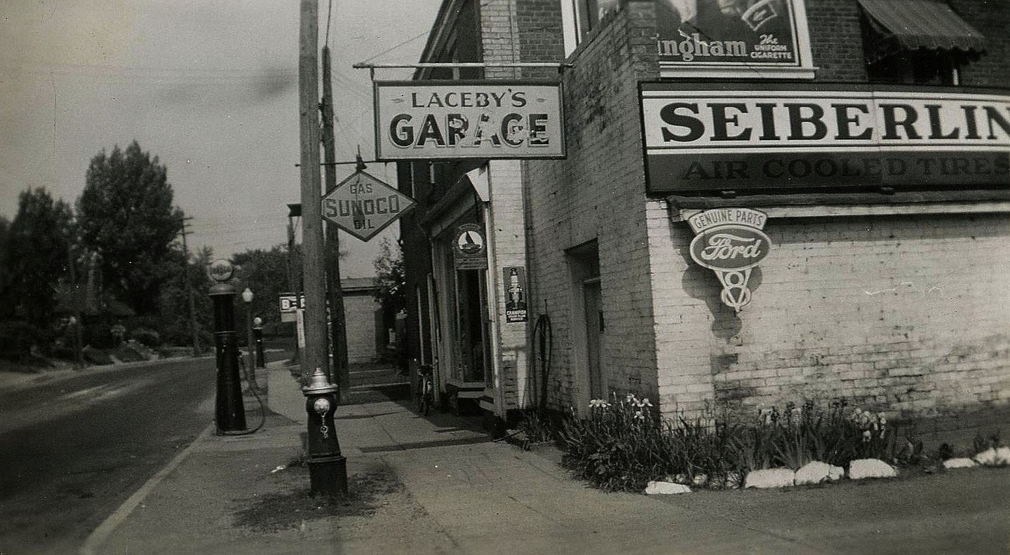 #46 Al Laceby’s Garage – 1949 Main Street North (Weston Road) across from Humber Street