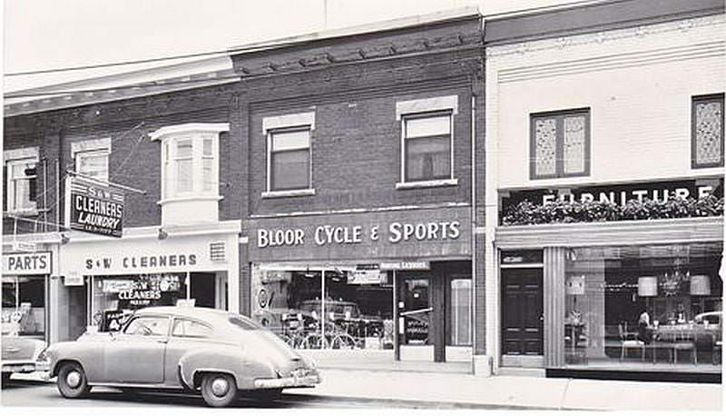 #58 Store at 1165 Bloor St. West, just west of Dufferin, 1959