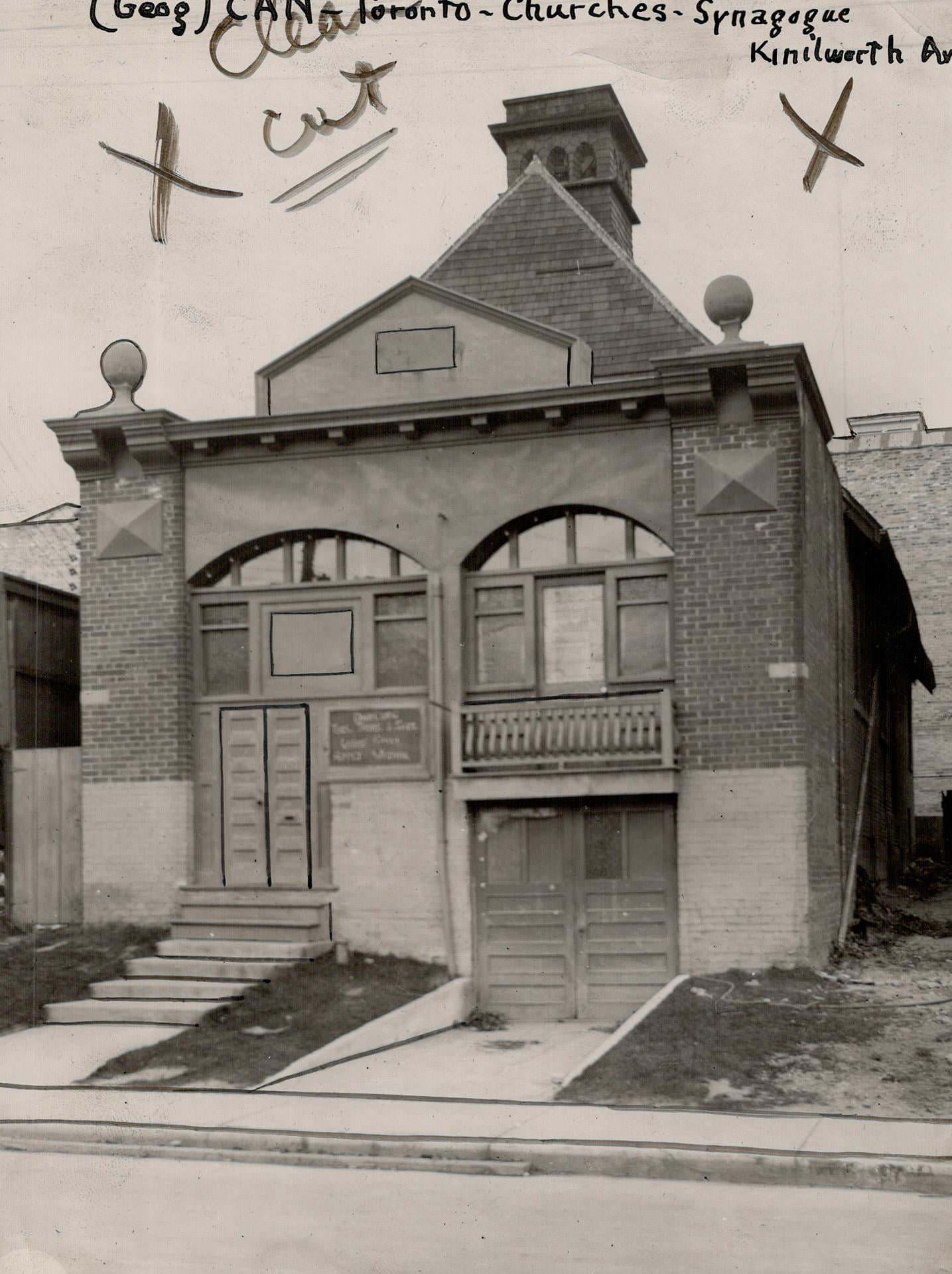 #65 Beach Hebrew Institute, Kenilworth Avenue, east side, south of Queen Street East, 1919