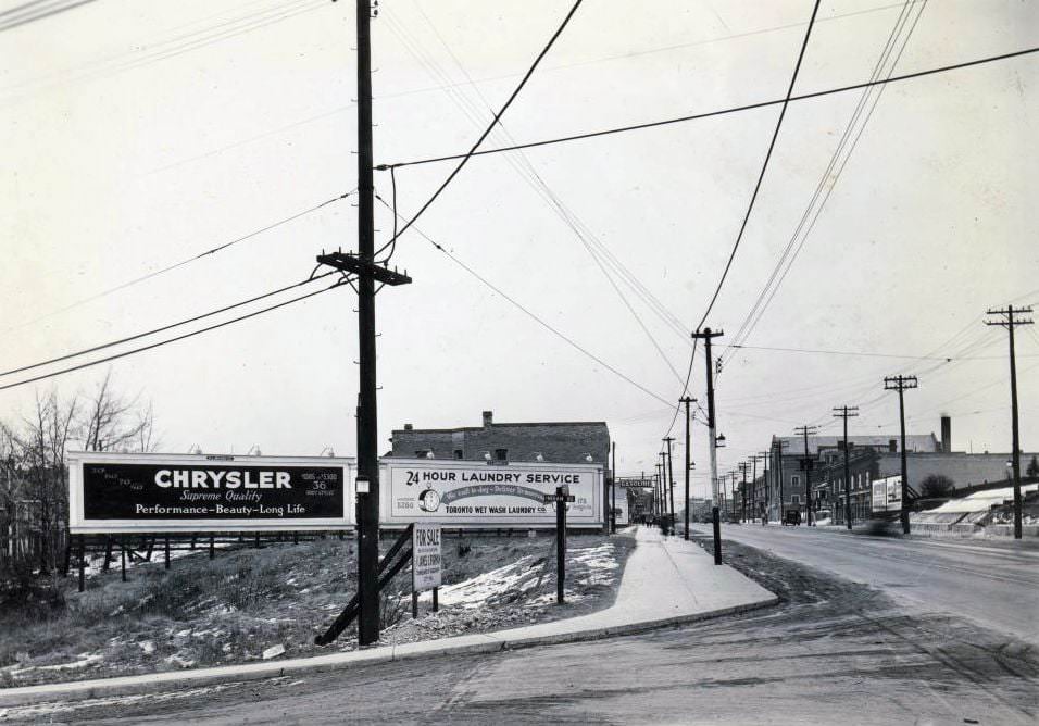 #5 Bloor & Indian Road looking east, 1920s
