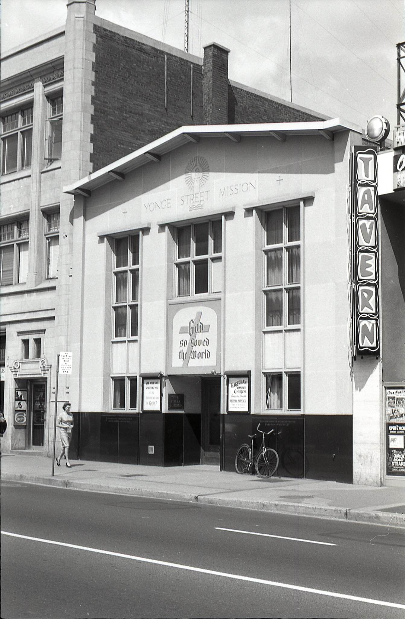 #23 A nice look at 381 Yonge Street as it appeared in 1962.