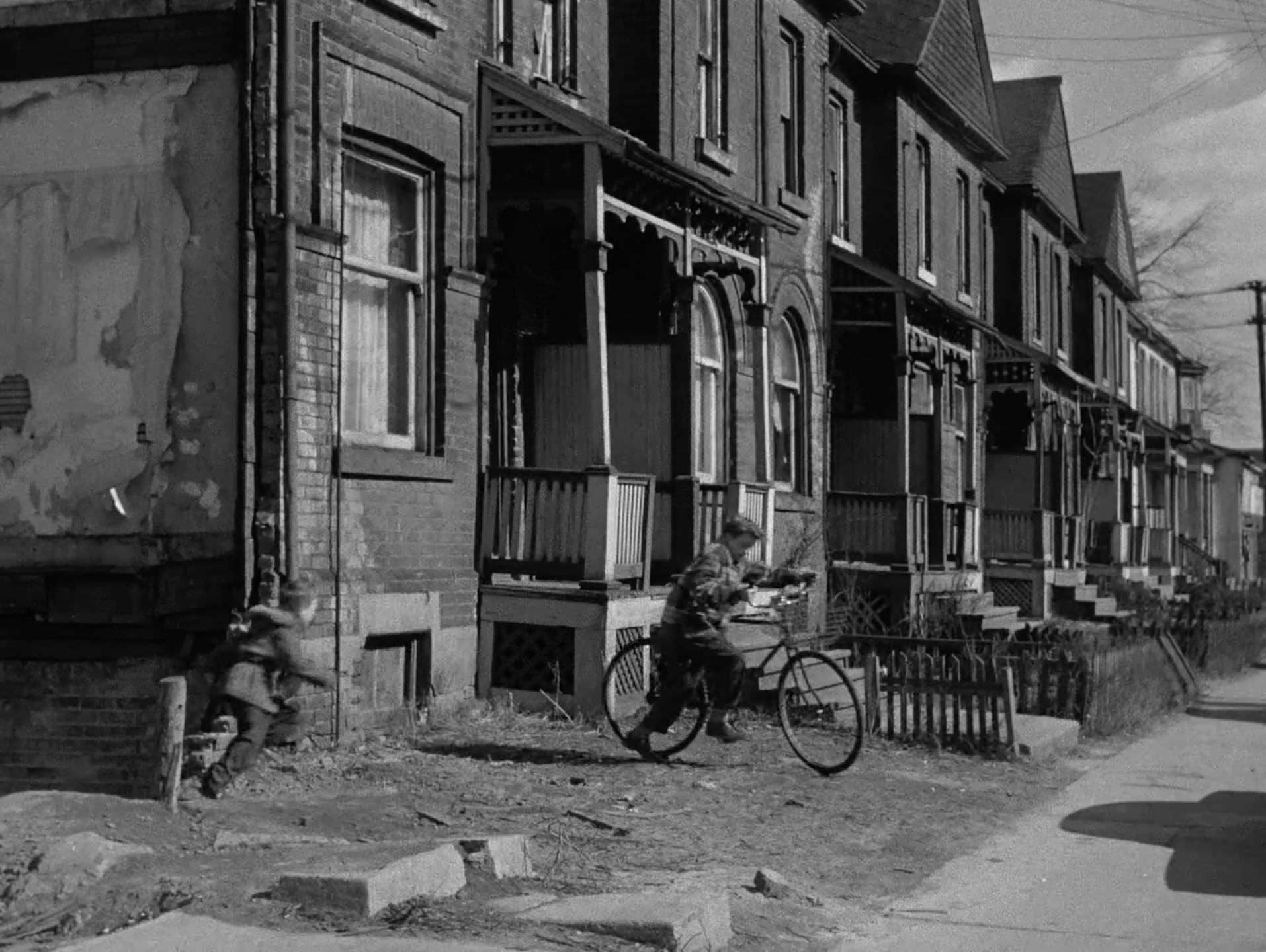 #64 A still from ‘Farewell Oak Street’, the 1953 documentary film by Grant McLean, NFB.