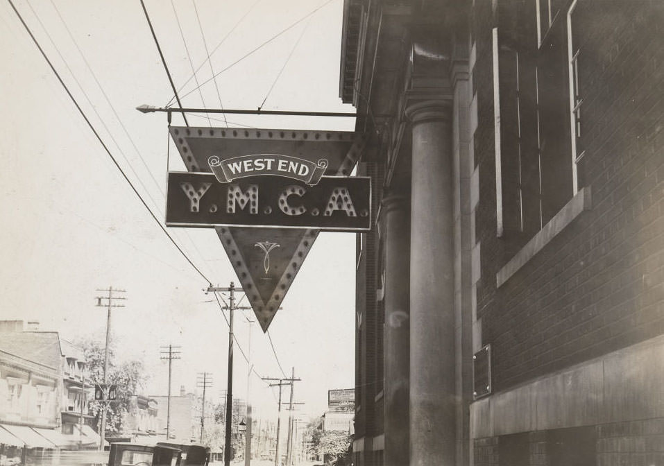 #31 West End Y.M.C.A., College Street, at Dovercourt Road, south-east corner, 1920s