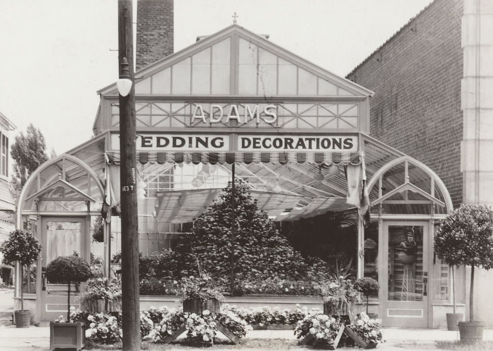 #79 Adams Wedding Decorations – 1635-39 Yonge St., 1929