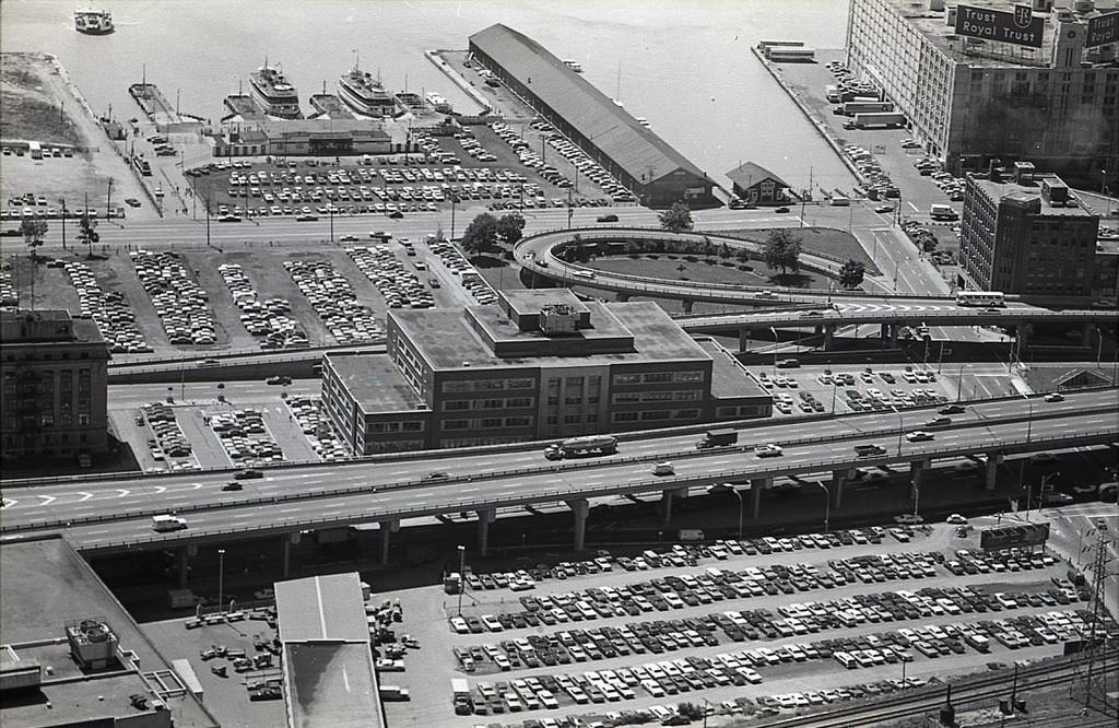 #131 A view of Harbourfront, late 1960s.