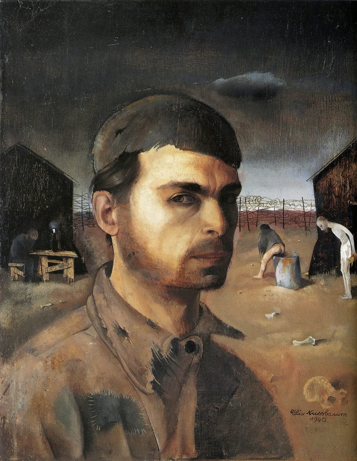 #14 Self Portrait in the Camp, 1940