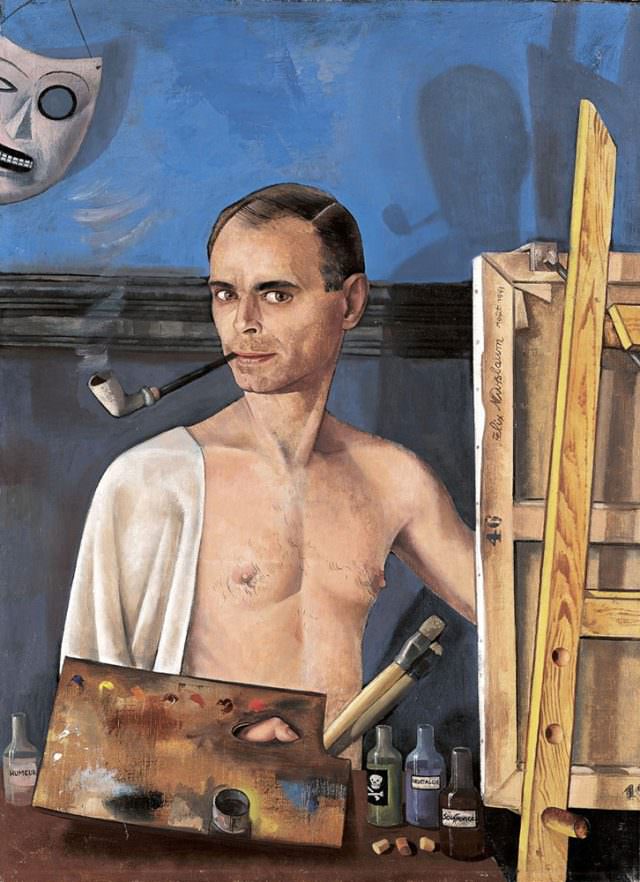 #9 Self-portrait, 1943