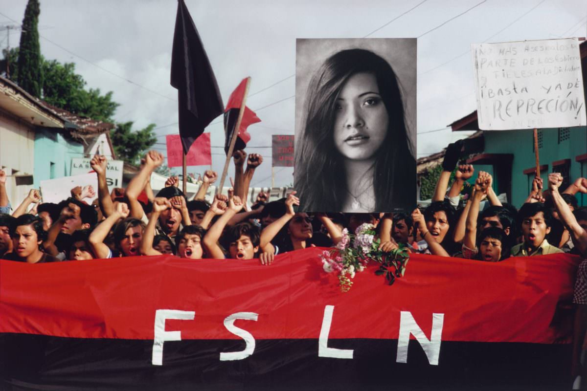 #3 Susan Meiselas, A Funeral Procession in Jinotepe for Assassinated Student Leaders, 1978
