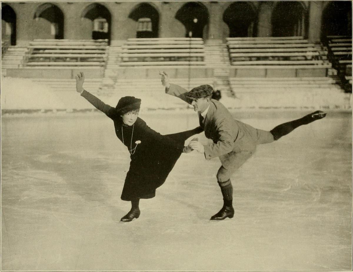 Graceful Glides and Fancy Footwork: An Ice-Skating Guide by Bror Meyer – 1921 Weird