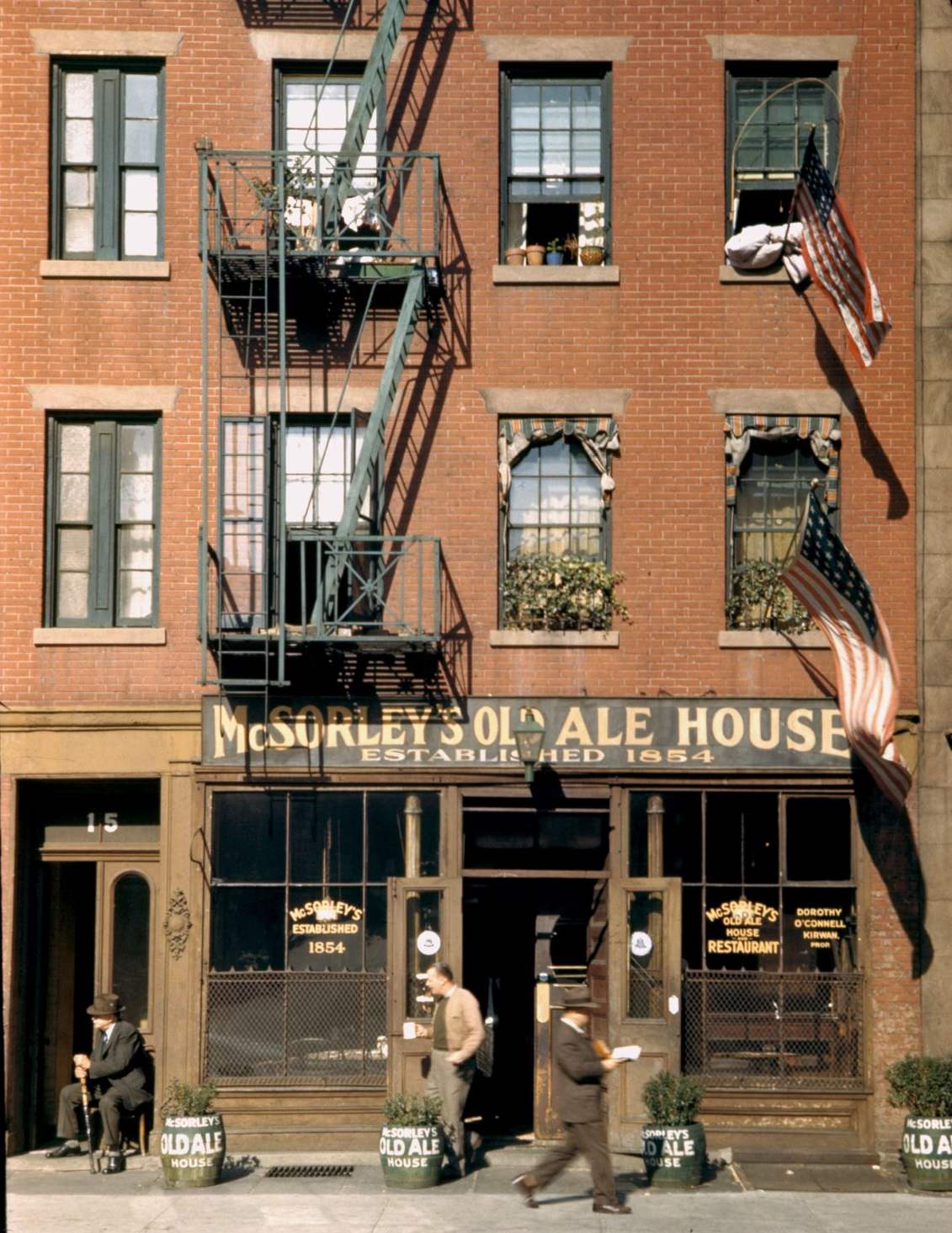 #14 McSorley’s Old Ale House. E. 7th Street 1942