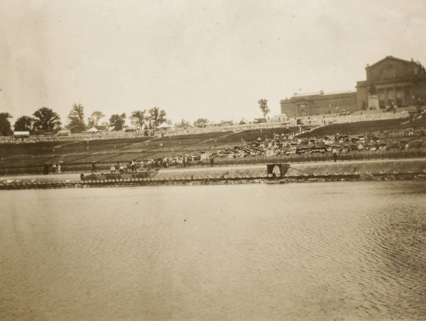 #111 View of Art Hill from Basin, 1914