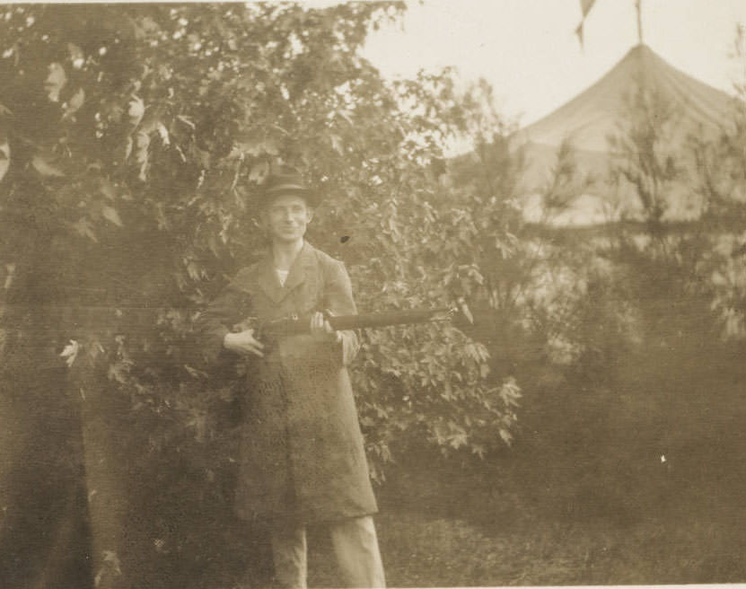 #15 Actor portraying a pioneer in the Pageant, 1914