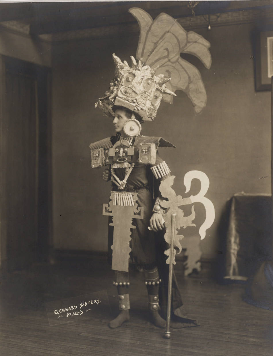#17 Actor portraying Maya chief in the Masque of St. Louis, 1914