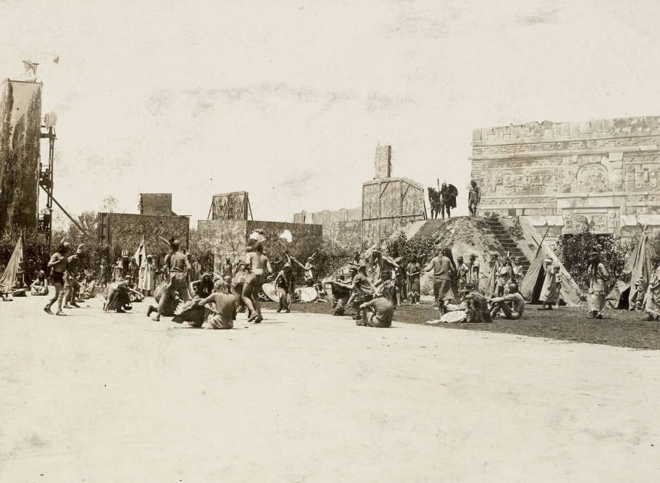 #44 Calumet dance of the Osage Indians, Pageant of St. Louis, 1914