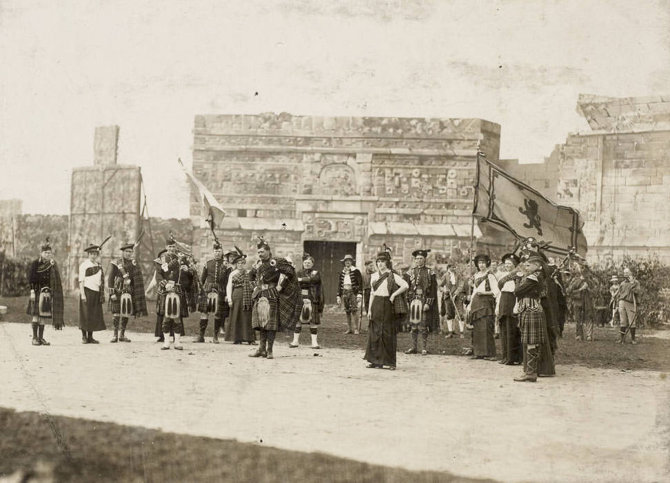 #92 Scotch group, Masque of St. Louis, 1914