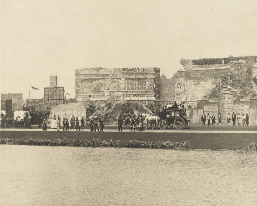 #96 Stage coach scene, Pageant of St. Louis, 1914