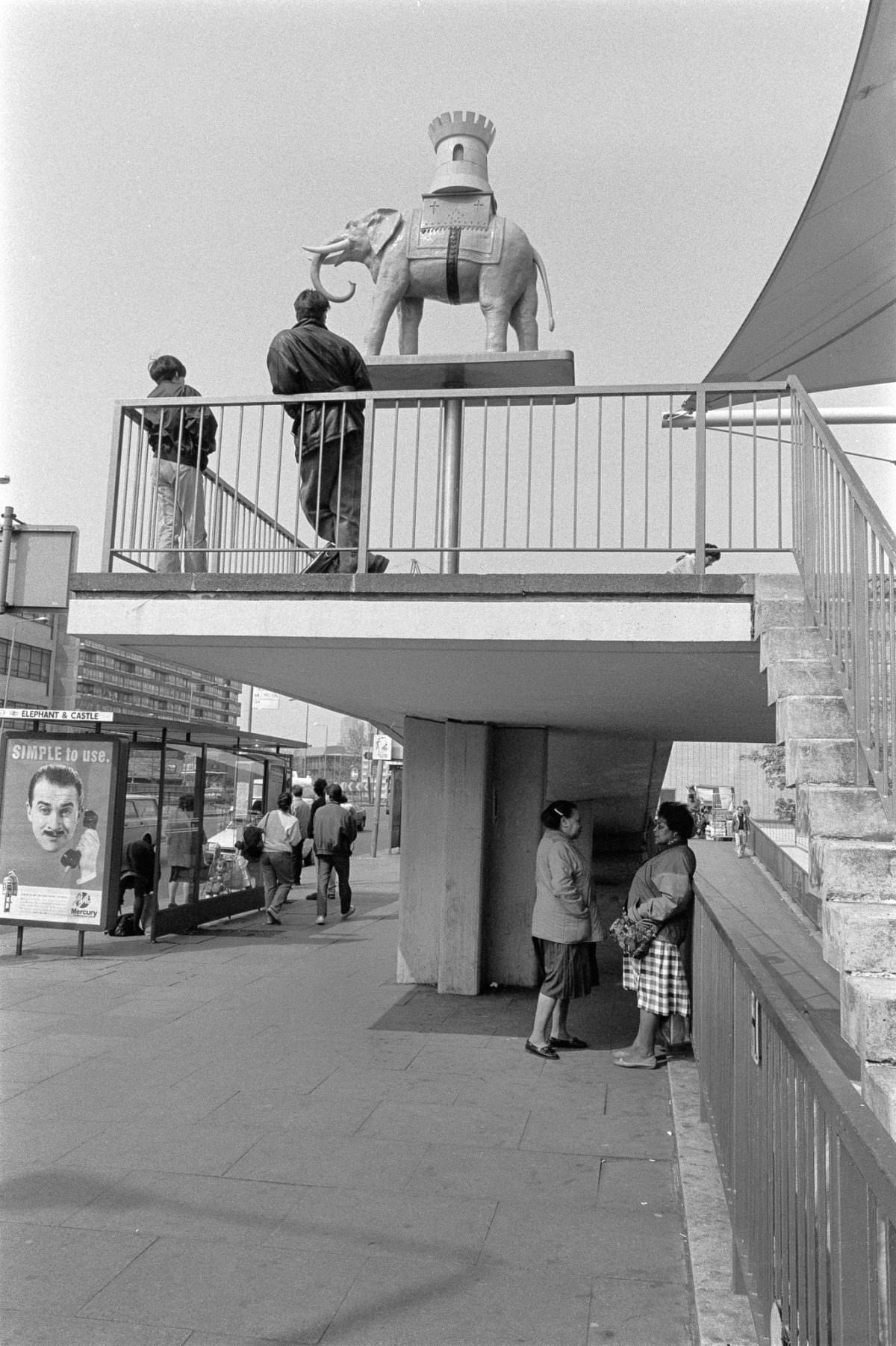 #60 Shopping Centre, Elephant & Castle, Southwark, 1991