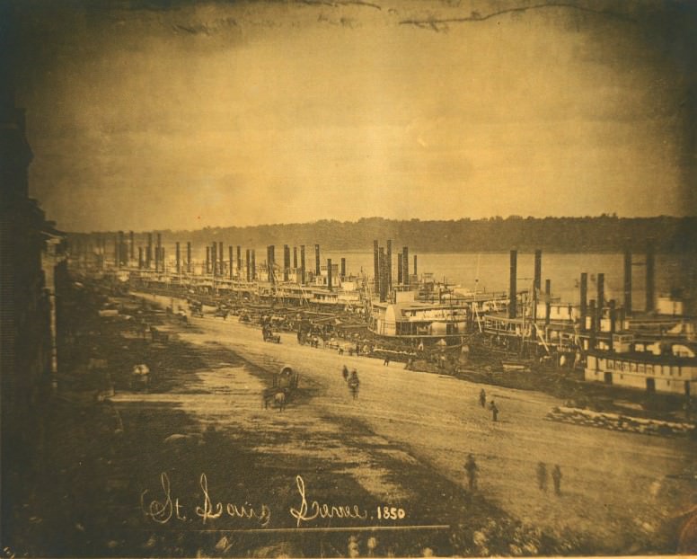#6 St. Louis Levee, 1850