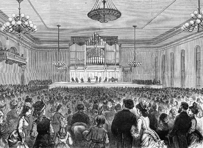 #10 Mercantile Library Hall in St. Louis, Missouri, 1870