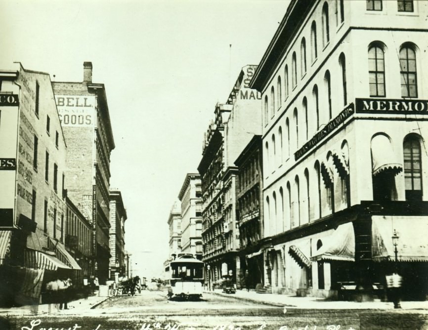 #19 Locust. From 4th West, 1870