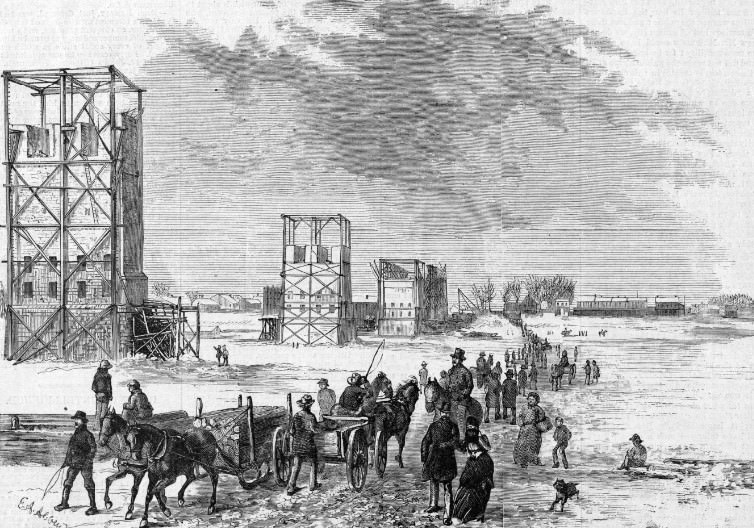 #32 Ice Bridge at St. Louis, 1873