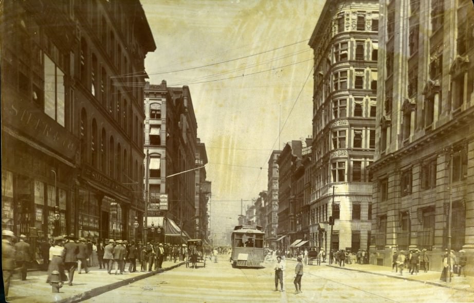 #1 Broadway in St. Louis in 1897.