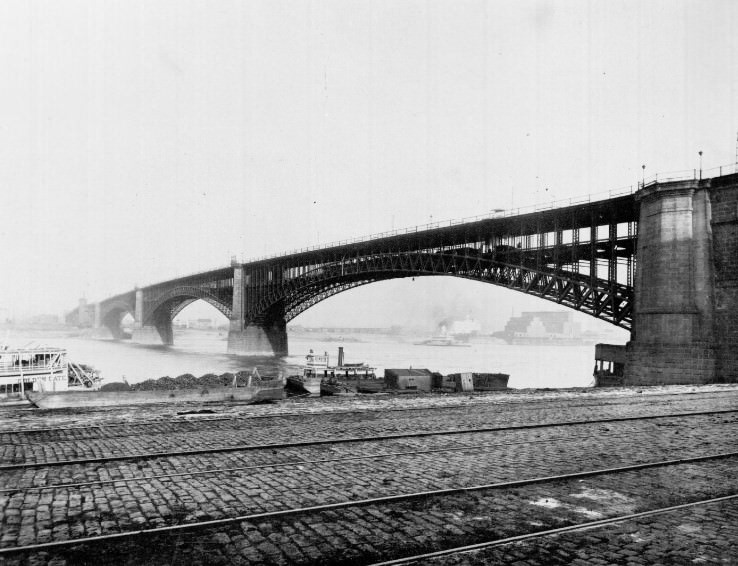 #22 Ead’s Bridge, Art Work of St. Louis, 1895