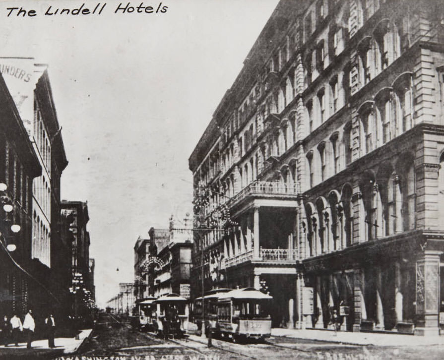 #51 The Lindell Hotel which was located on Washington Avenue at 6th Street, 1891