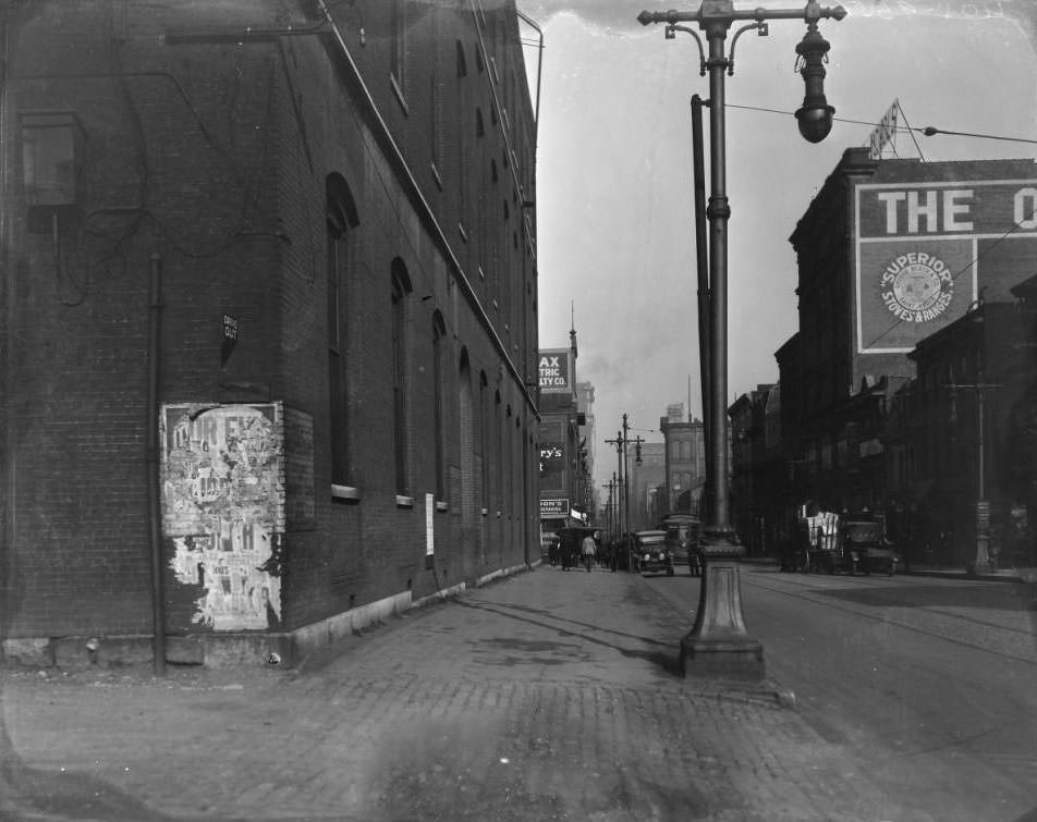 #13 View east from 12th Street & Market, 1925